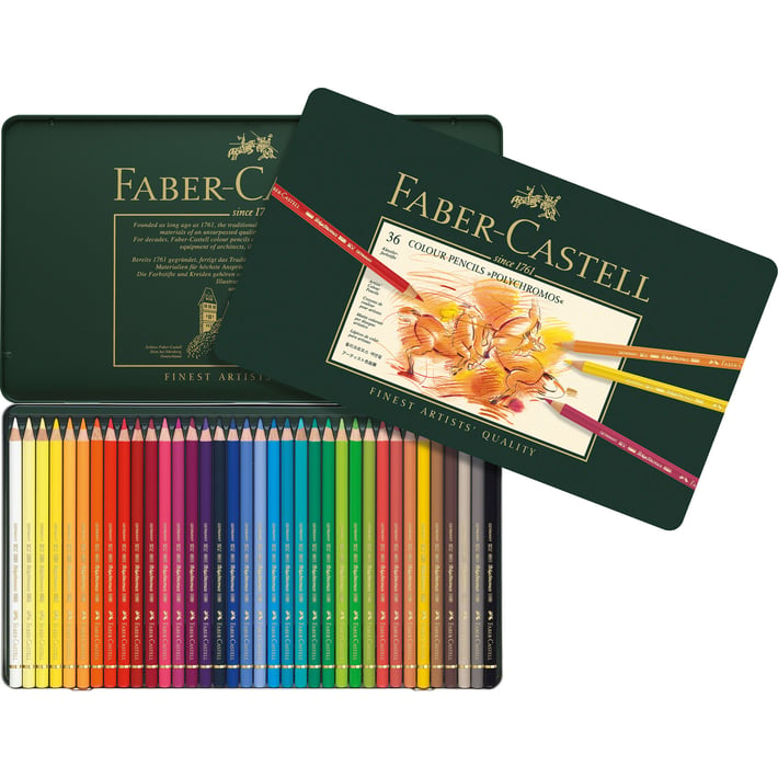 Faber-Castell Цветни моливи Polychromos, 36 цвята