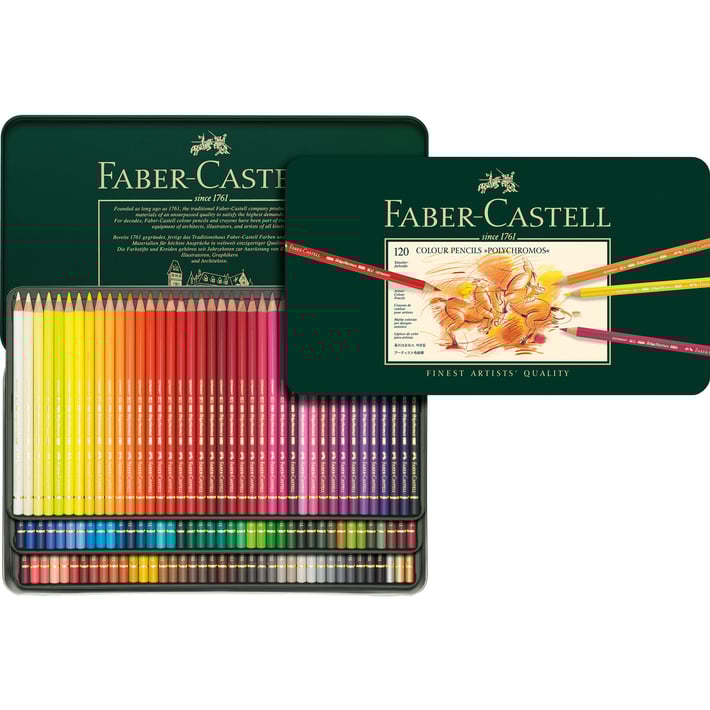 Faber-Castell Цветни моливи Polychromos, 120 цвята