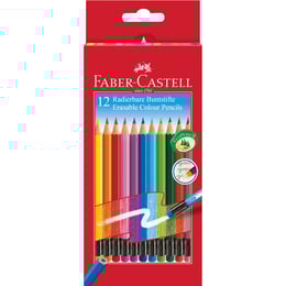 Faber-Castell Цветни моливи, изтриваеми, 12 цвята