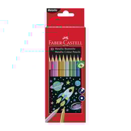 Faber-Castell Цветни моливи, 10 металикови цвята