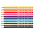 Milan Цветни акварелни моливи Triangular, 12 цвята, с включена четка