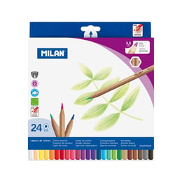 Milan Цветни моливи Big Lead, 24 цвята, опаковка 6
