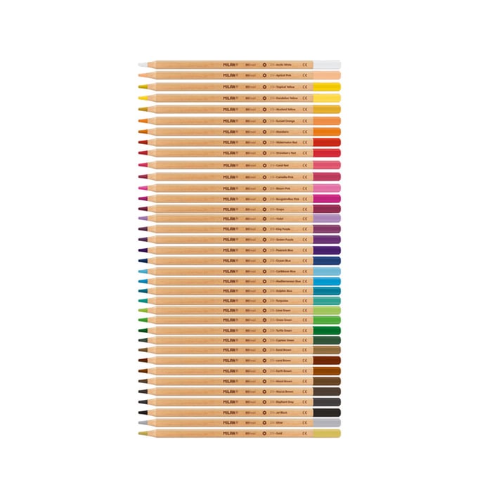 Milan Цветни моливи Big Lead, в метална кутия, 36 цвята, опаковка 4