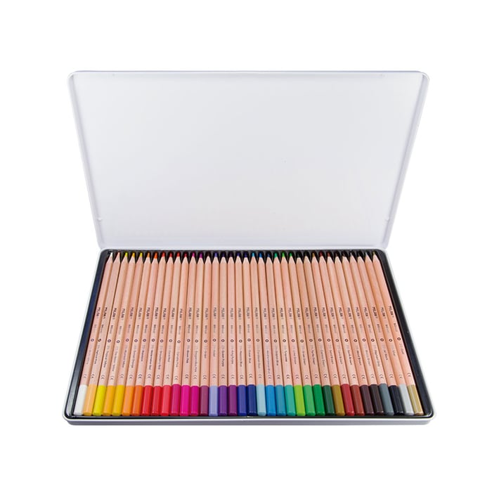 Milan Цветни моливи Big Lead, в метална кутия, 36 цвята, опаковка 4