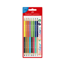 Faber-Castell Моливи Bicolor, 16 цвята, 8 броя