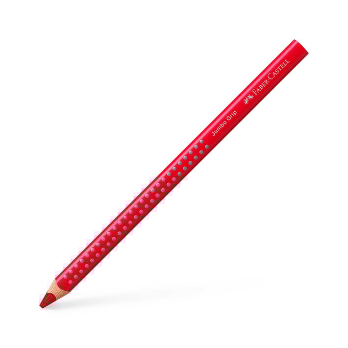 Faber-Castell Цветен молив Jumbo Grip, червен кармин