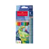 Faber-Castell Моливи Динозавър, 10 стандартни и 3 металикови цвята