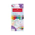 Faber-Castell Моливи Jumbo Еднорог, 8 стандартни, 2 пастелни цвята