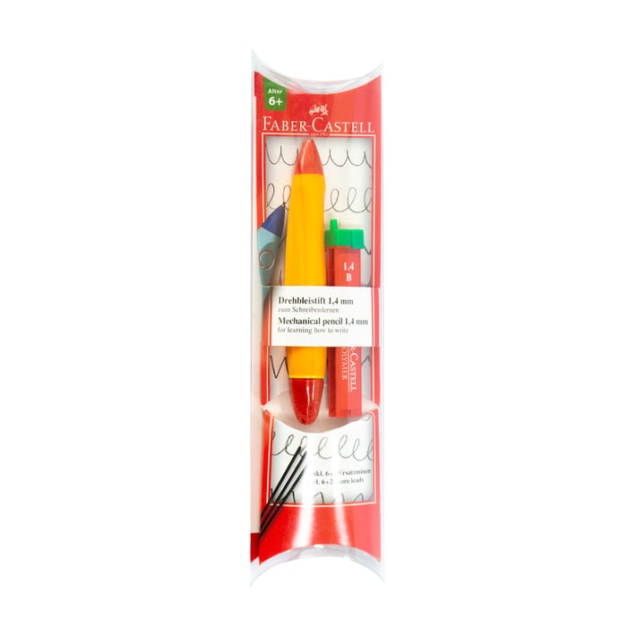 Faber-Castell Автоматичен молив, детски, с мини графити, оранжев
