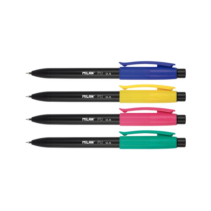 Milan Автоматичен молив PL1, 0.5 mm, цвят асорти