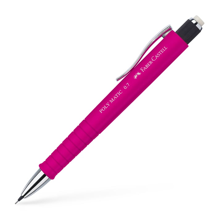 Faber-Castell Автоматичен молив Poly Matic, 0.7 mm, розов
