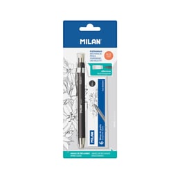 Milan Автоматичен молив, верзатил, 5.2 mm, с 6 графита, в блистер, опаковка 25