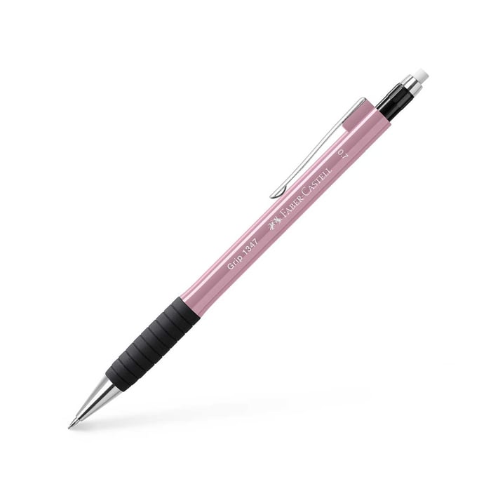 Faber-Castell Автоматичен молив Grip 1347, 0.7 mm, цвят розови сенки