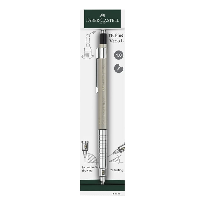 Faber-Castell Автоматичен молив TK-Fine Vario L, 1 mm, цвят шампанско