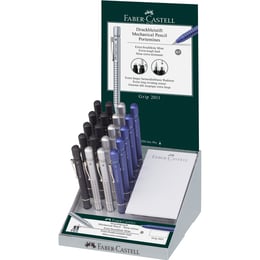 Faber-Castell Автоматичен молив Grip 2011, сребърен, 20 броя в дисплей