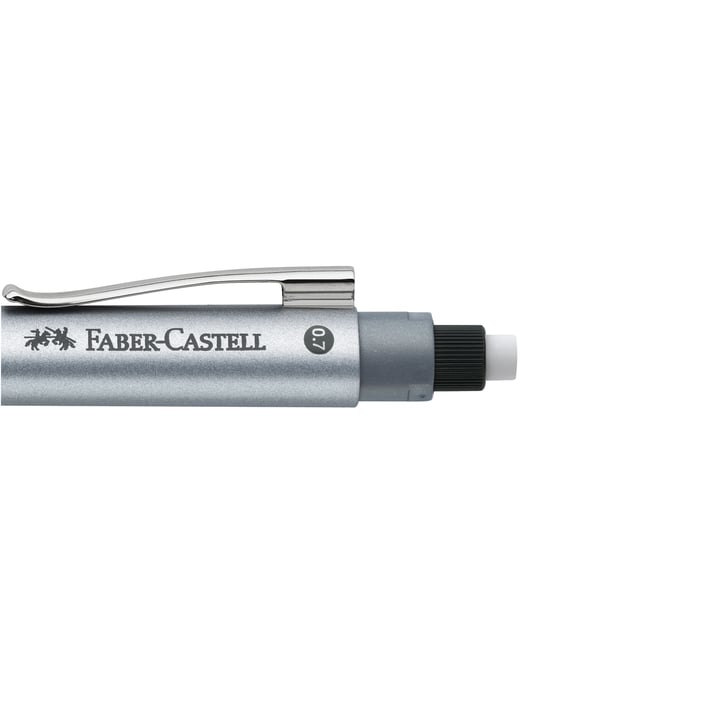 Faber-Castell Автоматичен молив Grip 2011, 0.7 mm, цвят сребро