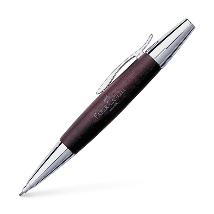 Faber-Castell Автоматичен молив E-motion Pearwood, тъмнокафяво дърво