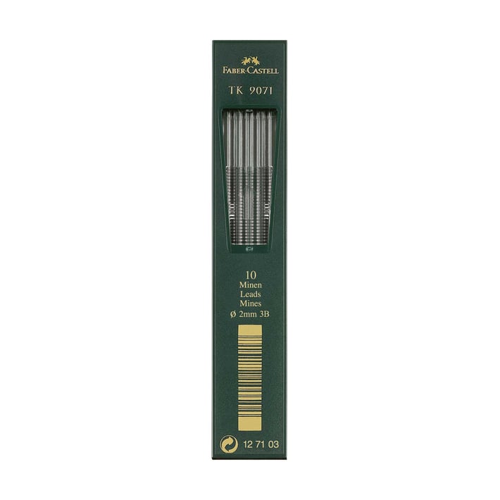 Faber-Castell Графит за верзатил, 2 mm, 3B, 10 броя