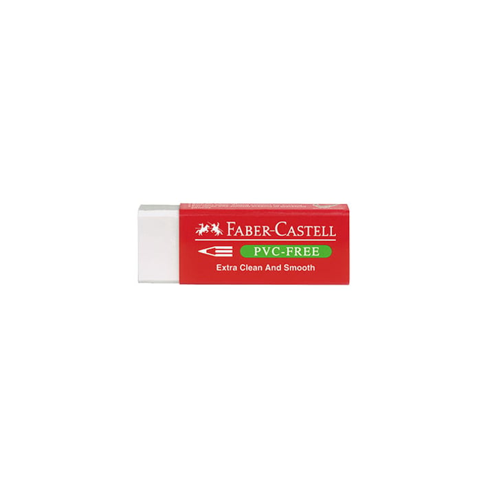 Faber-Castell Гума 189520, без съдържание на пластмаса, бяла