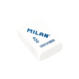 Milan Гума за молив 420, синтетична, бяла, 500 броя