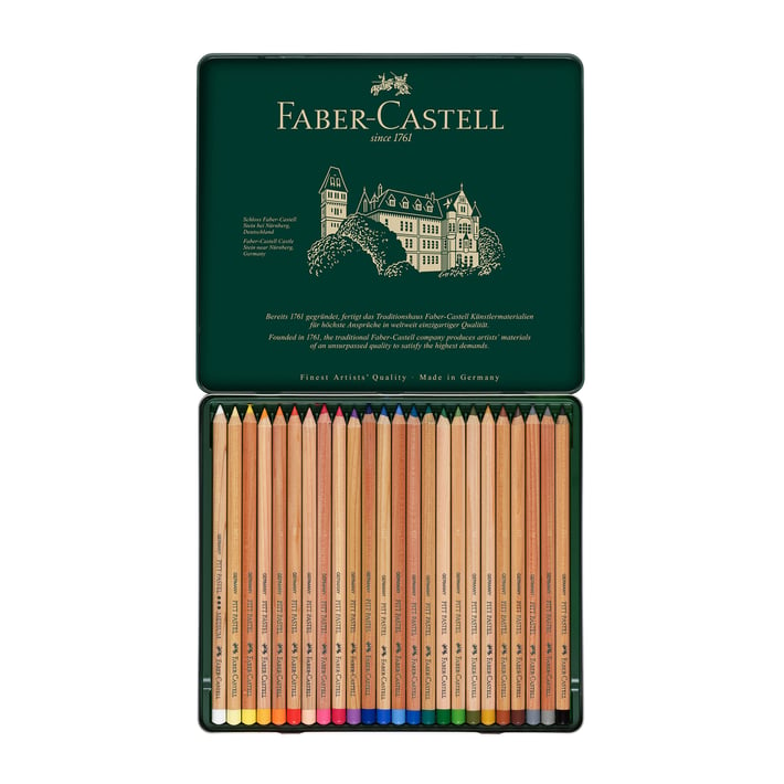 Faber-Castell Цветни моливи Pitt Pastel, 24 цвята