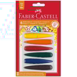 Faber-Castell Пастели Finger, 6 цвята