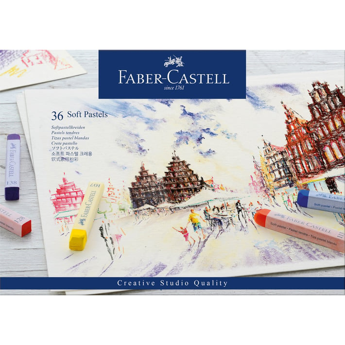 Faber-Castell Пастели Goldfaber, сухи, Soft, 36 цвята