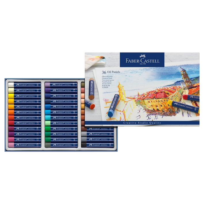 Faber-Castell Маслени пастели Goldfaber, 36 цвята