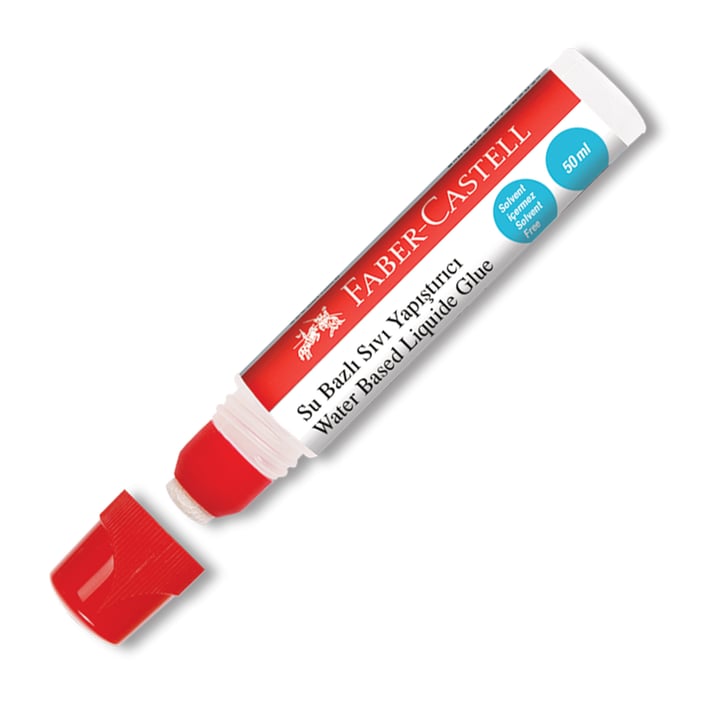 Faber-Castell Течно лепило, с тампон, 50 ml
