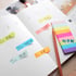 Stick'n Самозалепващи индекси, хартиени, 12 x 50 mm, 9 цвята, 450 броя
