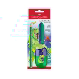 Faber-Castell Молив Динозавър, НВ, с гума и острилка