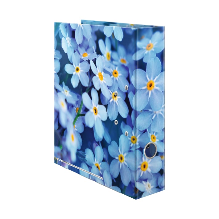 Herma Класьор Flowers, 7 cm, на сини цветя