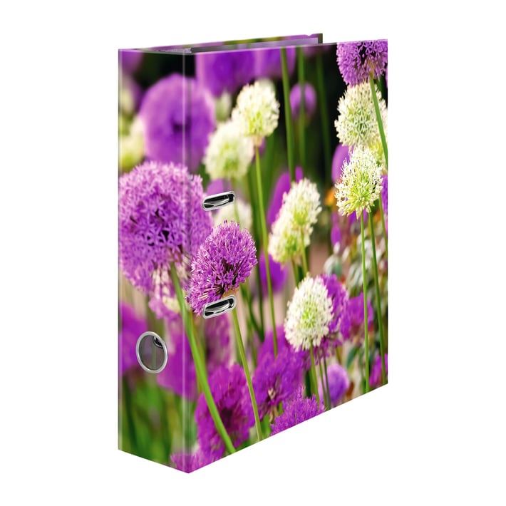 Herma Класьор Flowers, 7 cm, на лилави цветя