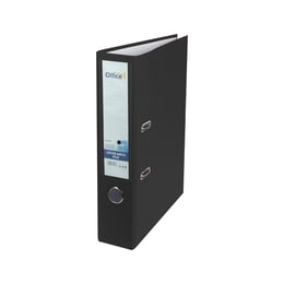Office 1 Класьор, 8 cm, PVC, без метален кант, черен