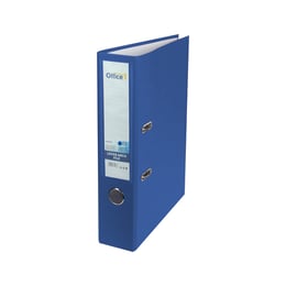 Office 1 Класьор, 8 cm, PVC, без метален кант, син