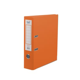 Colori Класьор, 8 cm, PP, с метален кант, оранжев
