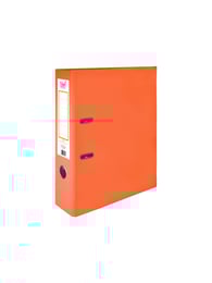 Colori Класьор, 8 cm, PP, с метален кант, оранжев