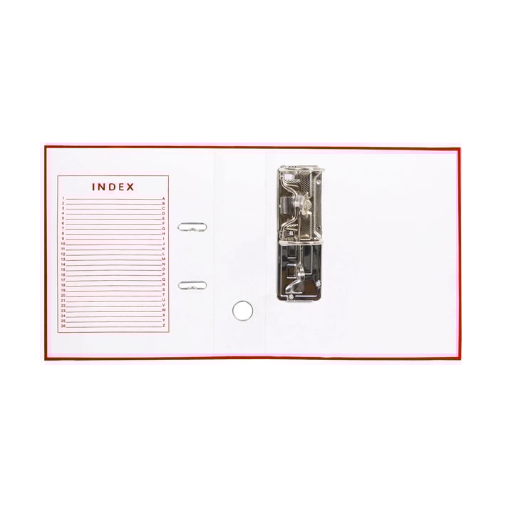 Top Office Класьор, 5 cm, PP, червен