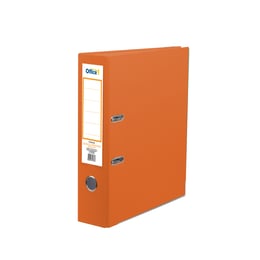Office 1 Класьор, 8 cm, PP, с метален кант, оранжев