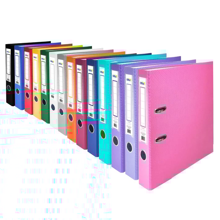 Office 1 Класьор, 5 cm, PP, с метален кант, тъмносин
