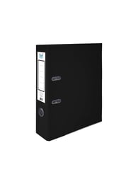 Colori Класьор, 8 cm, PP, с метален кант, несглобен, черен, 50 броя
