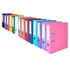 Colori Класьор, 8 cm, PP, с метален кант, несглобен, лилав, 50 броя