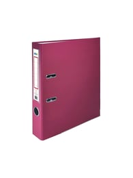 Office 1 Класьор, 5 cm, PP, с метален кант, несглобен, бордо, 50 броя