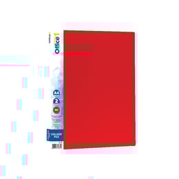 Office 1 Папка колиджфайл, 2 ринга, червена