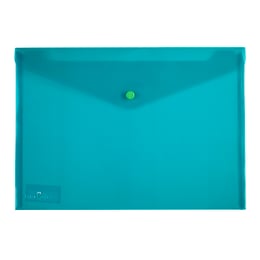 Faber-Castell Папка Clear, PP, с копче, зелена