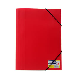 Office 1 Superstore Папка, PP, с ластик, червена