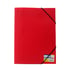 Office 1 Папка, PP, с ластик, червена