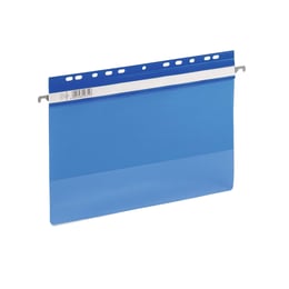Durable Папка за картотека, PP, L-образна, с европерфорация, синя
