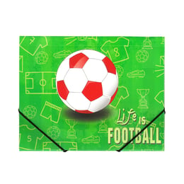 Panta Plast Папка Football Collection, PP, с ластик, с 3 капака, A4