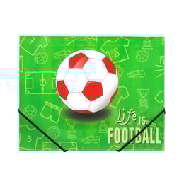 Panta Plast Папка Football Collection, PP, с ластик, с 3 капака, A4